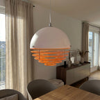 Lampa wisząca z warstwowym efektem zachodu słońca