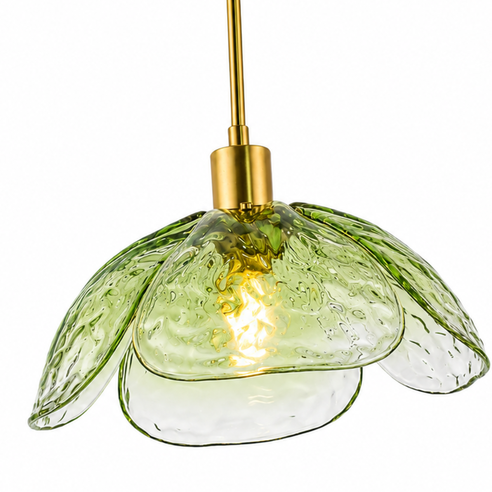 Artystyczna przytulna lampa wisząca w kształcie płatka