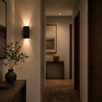 Nowoczesny minimalistyczny kinkiet LED góra–dół