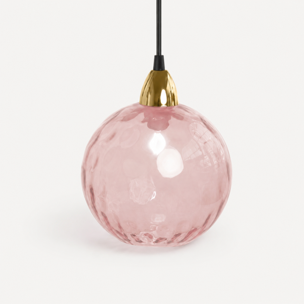 Kolorowa szklana lampa wisząca do nowoczesnych wnętrz