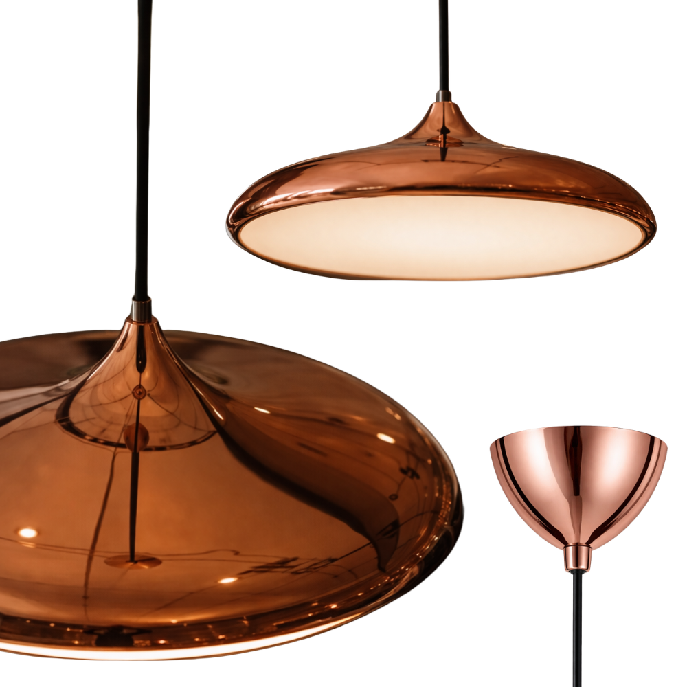 Ultracienka lampa wisząca LED UFO