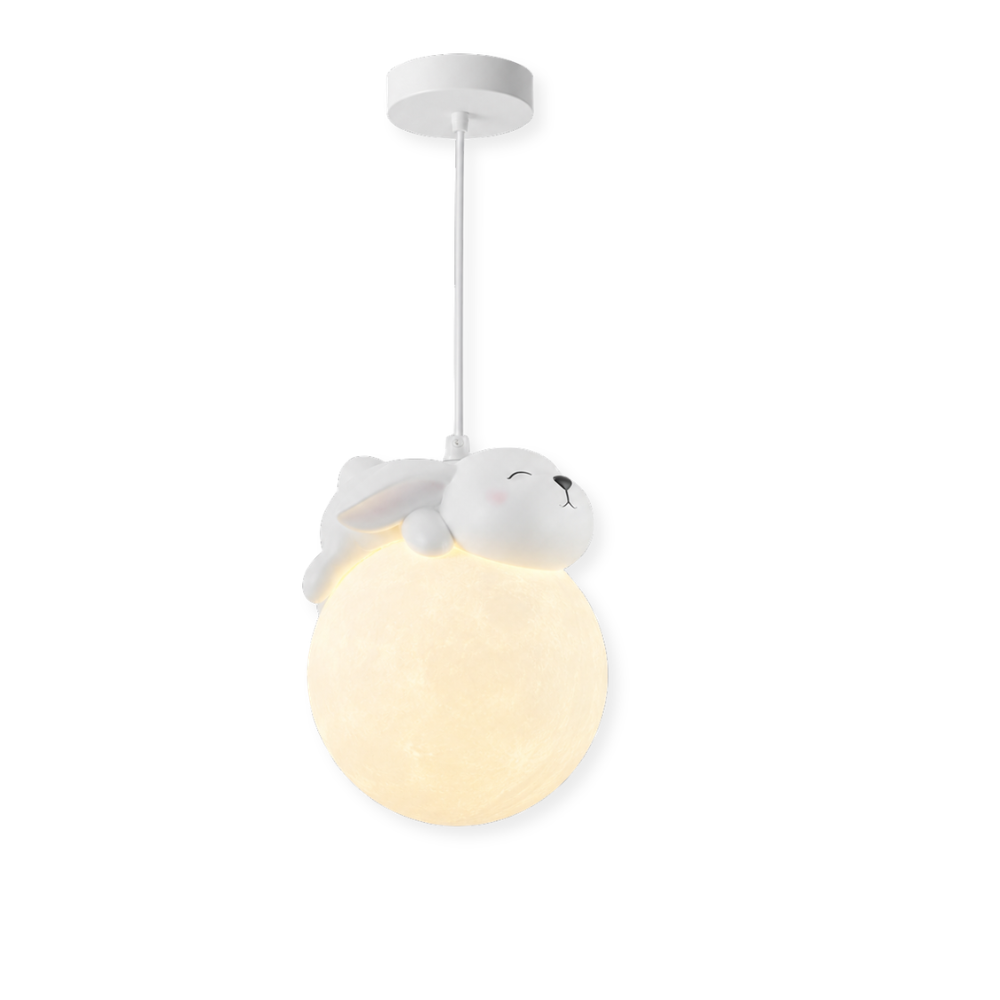 Fantazyjna przytulna lampa wisząca z podświetleniem
