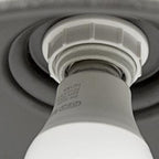 Nowoczesna lampa ścienna zewnętrzna w kształcie misy, styl industrialny