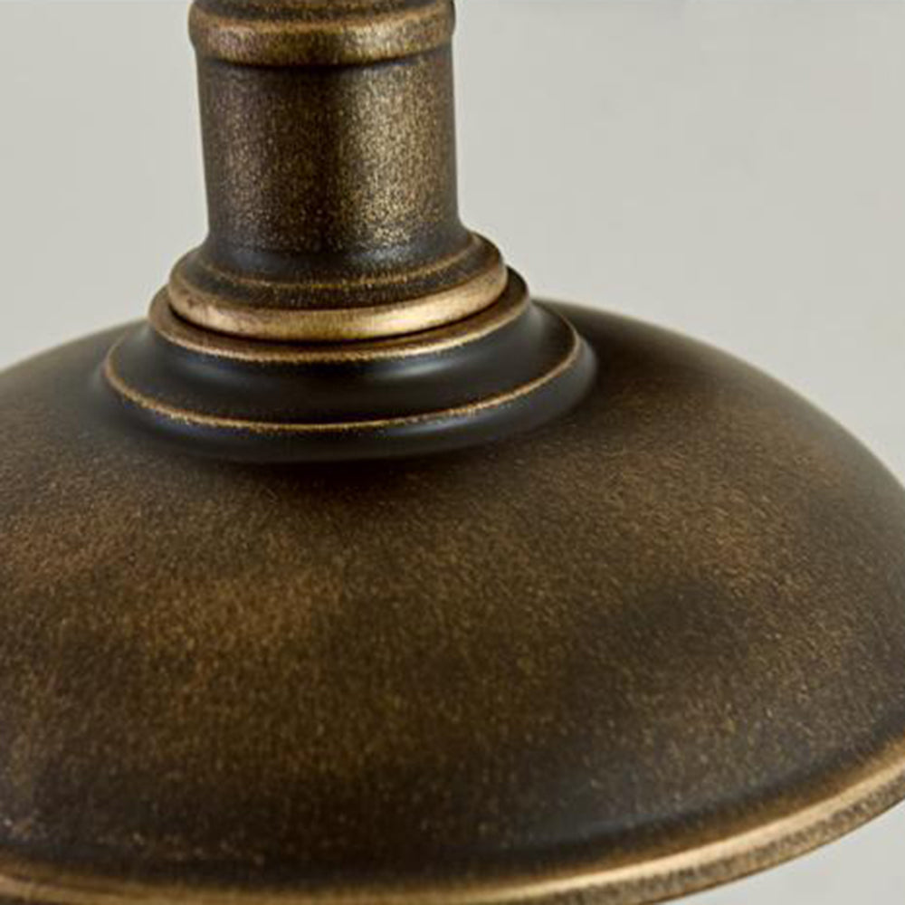 Nowoczesna lampa ścienna zewnętrzna w kształcie misy, styl industrialny