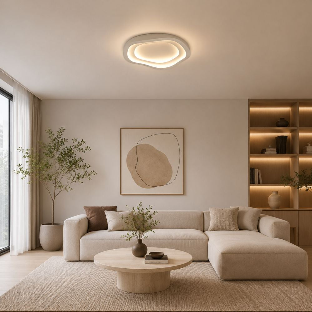 Warstwowa natynkowa lampa sufitowa LED