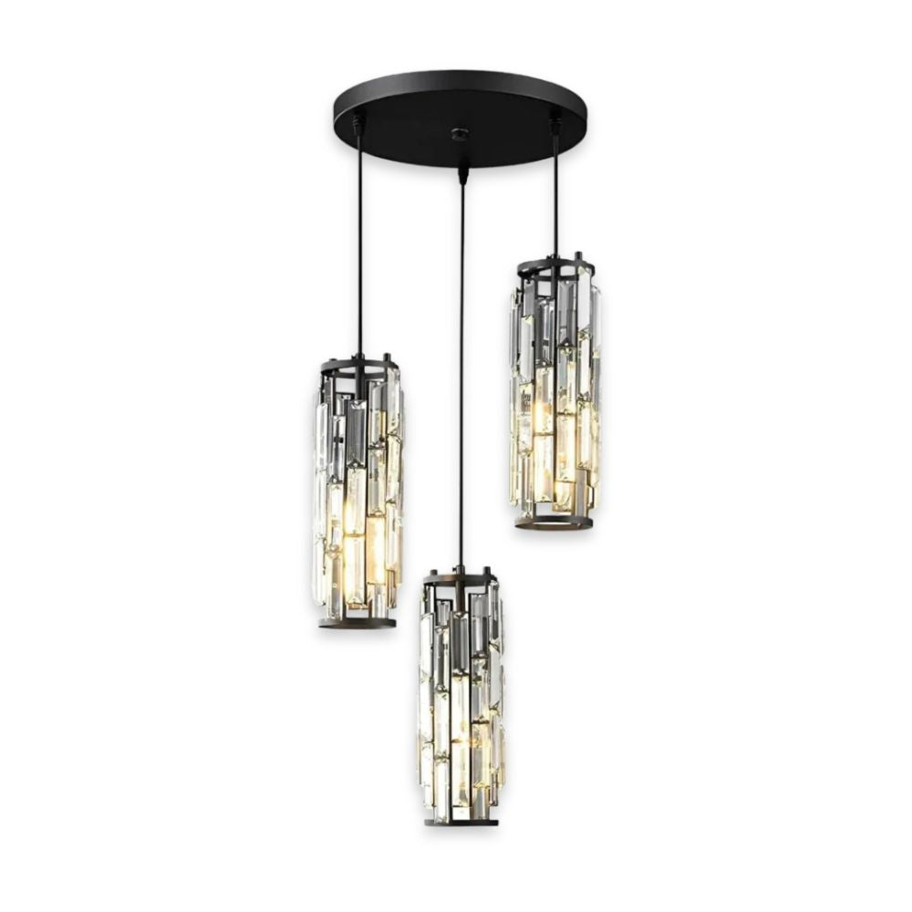 Kryształowa Szklana Lampa Wisząca