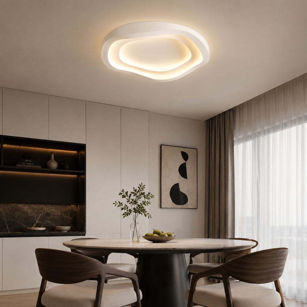 Warstwowa natynkowa lampa sufitowa LED