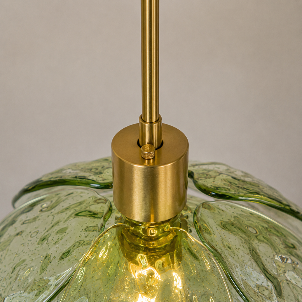 Artystyczna przytulna lampa wisząca w kształcie płatka