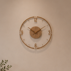 Nowoczesny minimalistyczny cichy zegar ścienny