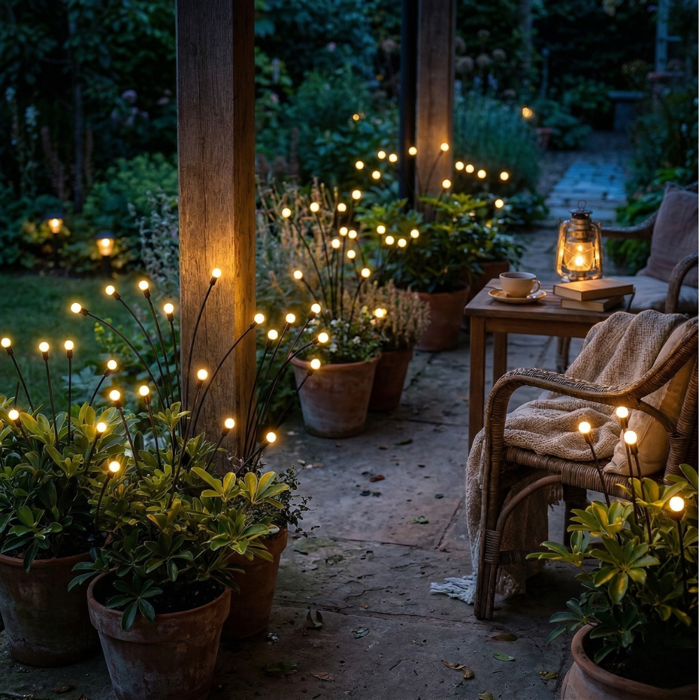 Solar Firefly LED – wodoodporne oświetlenie ogrodowe