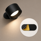 Magnetyczna kinkietowa lampa kulista z akumulatorem i uchwytem samoprzylepnym
