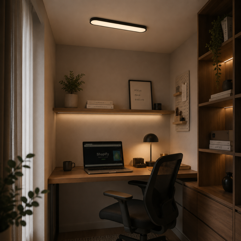 Nowoczesna ultracienka lampa sufitowa LED – elegancka i smukła