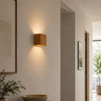 Klamka ścienna LED Nordic Wood Grain – naturalna faktura drewna