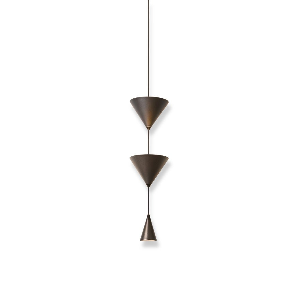 Warstwowa Stożkowa Lampa Wisząca