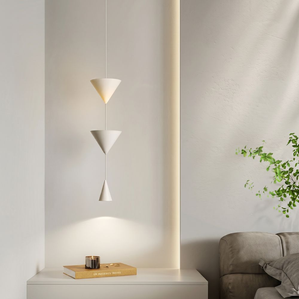 Warstwowa Stożkowa Lampa Wisząca
