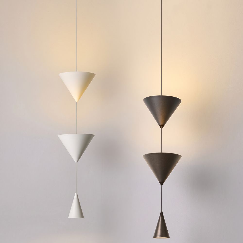 Warstwowa Stożkowa Lampa Wisząca