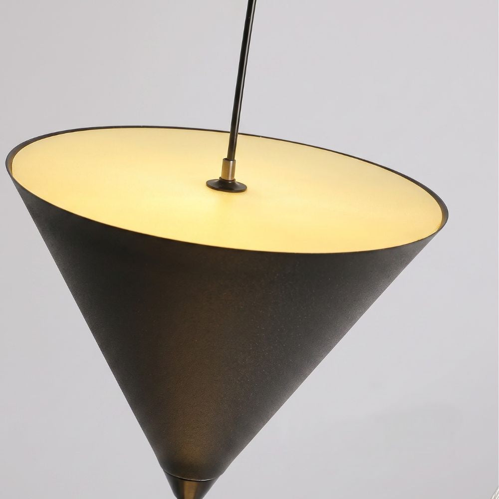 Warstwowa Stożkowa Lampa Wisząca
