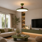 Nowoczesna skandynawska lampa sufitowa LED