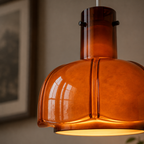 Minimalistyczna szklana lampa wisząca
