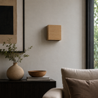 Klamka ścienna LED Nordic Wood Grain – naturalna faktura drewna