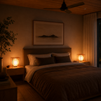 Lampa nastrojowa MoonCube z warstwowego akrylu