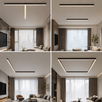 Ściemnialna liniowa lampa sufitowa led