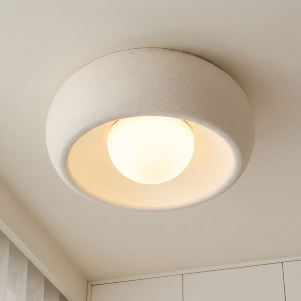 Ściemnialna okrągła lampa sufitowa LED