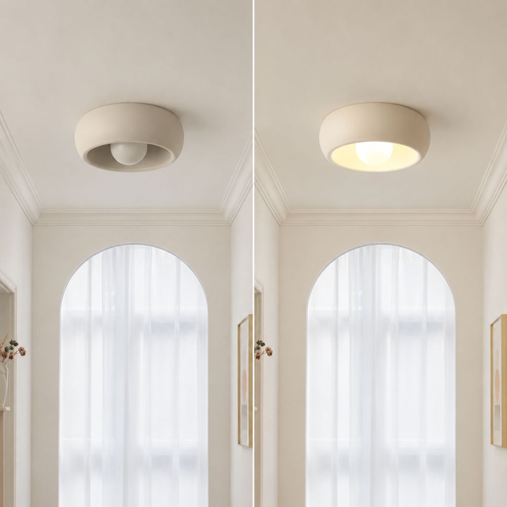 Ściemnialna okrągła lampa sufitowa LED