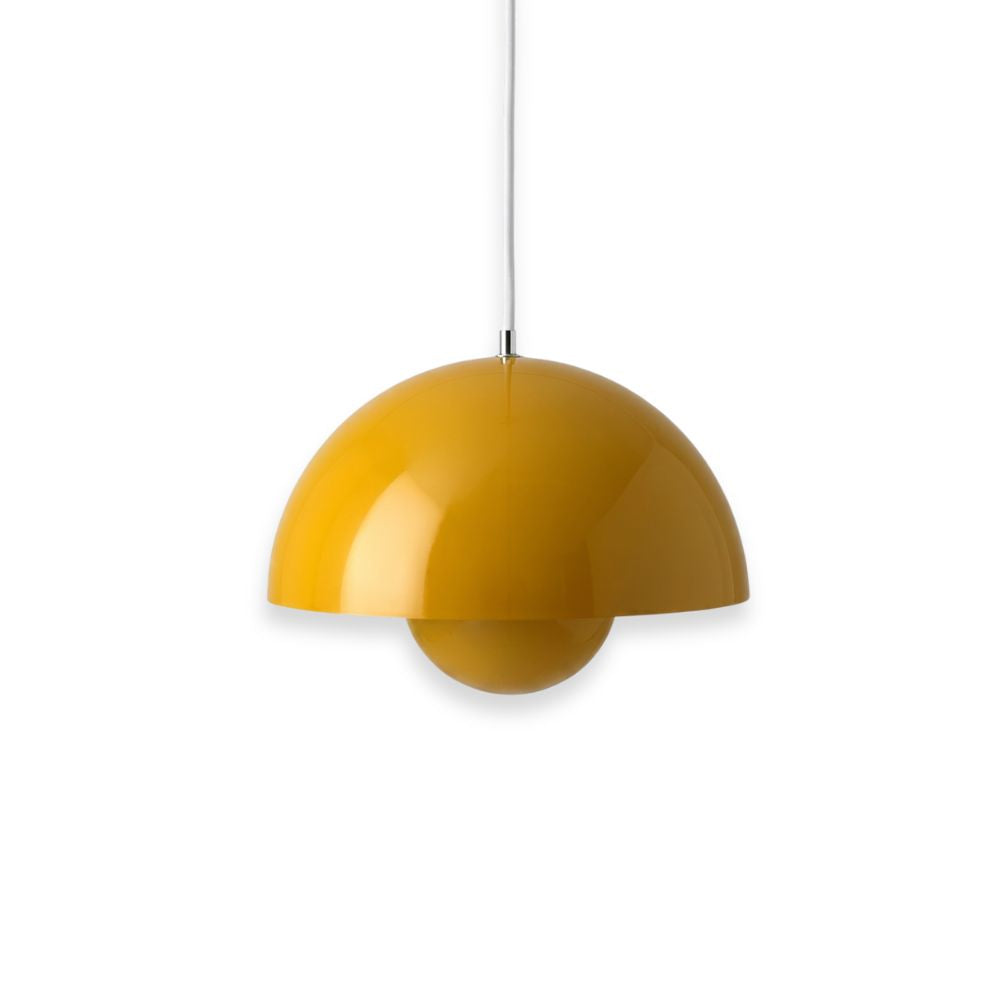 Nowoczesna kolorowa lampa wisząca z kopułą