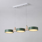 Nowoczesna drewniana lampa wisząca LED 3-punktowa