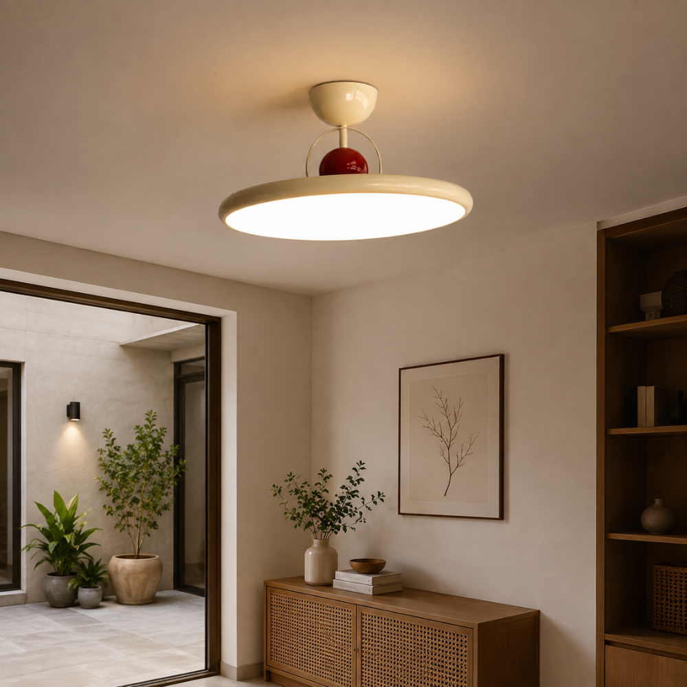 Nowoczesna skandynawska lampa sufitowa LED