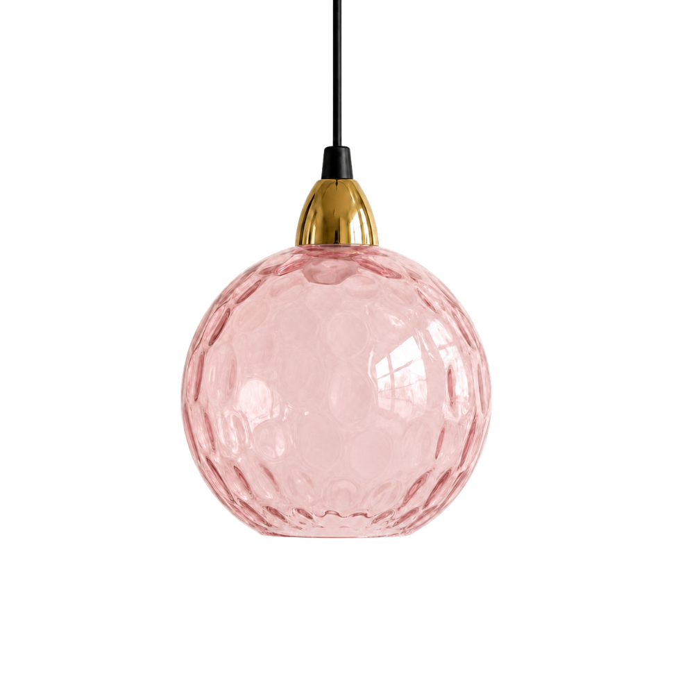 Kolorowa szklana lampa wisząca do nowoczesnych wnętrz