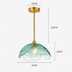 Artystyczna przytulna lampa wisząca w kształcie płatka