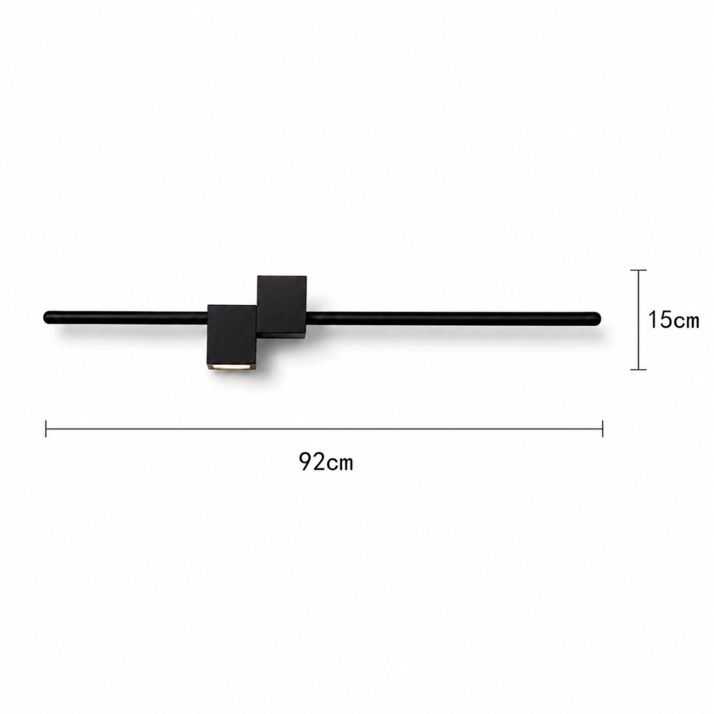 Nowoczesny aluminiowy kinkiet – skandynawski minimalizm