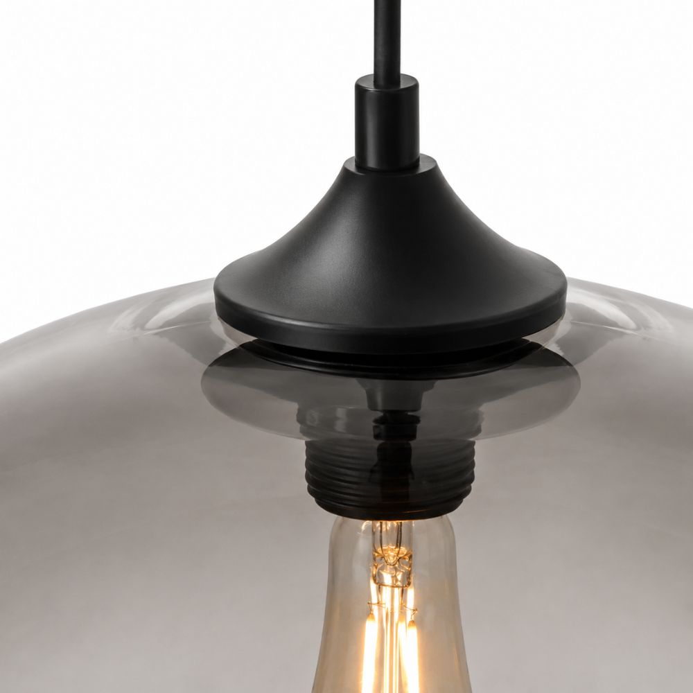 Nordycka kolorowa lampa wisząca ze szkła