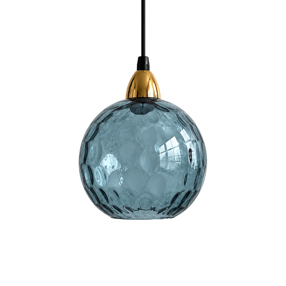 Kolorowa szklana lampa wisząca do nowoczesnych wnętrz