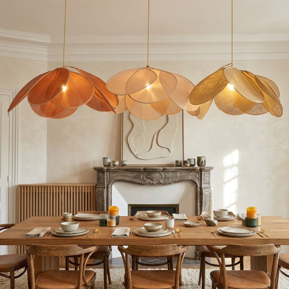 Lampa wisząca w kształcie kwiatu – nowoczesny design