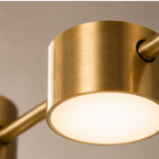 Nowoczesna liniowa lampa wisząca do jadalni – z regulacją jasności