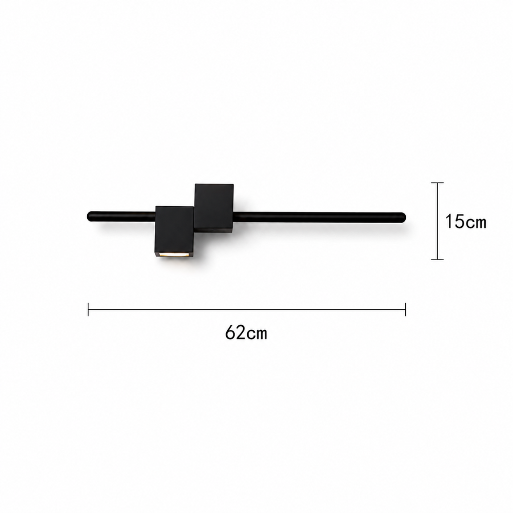 Nowoczesny aluminiowy kinkiet – skandynawski minimalizm