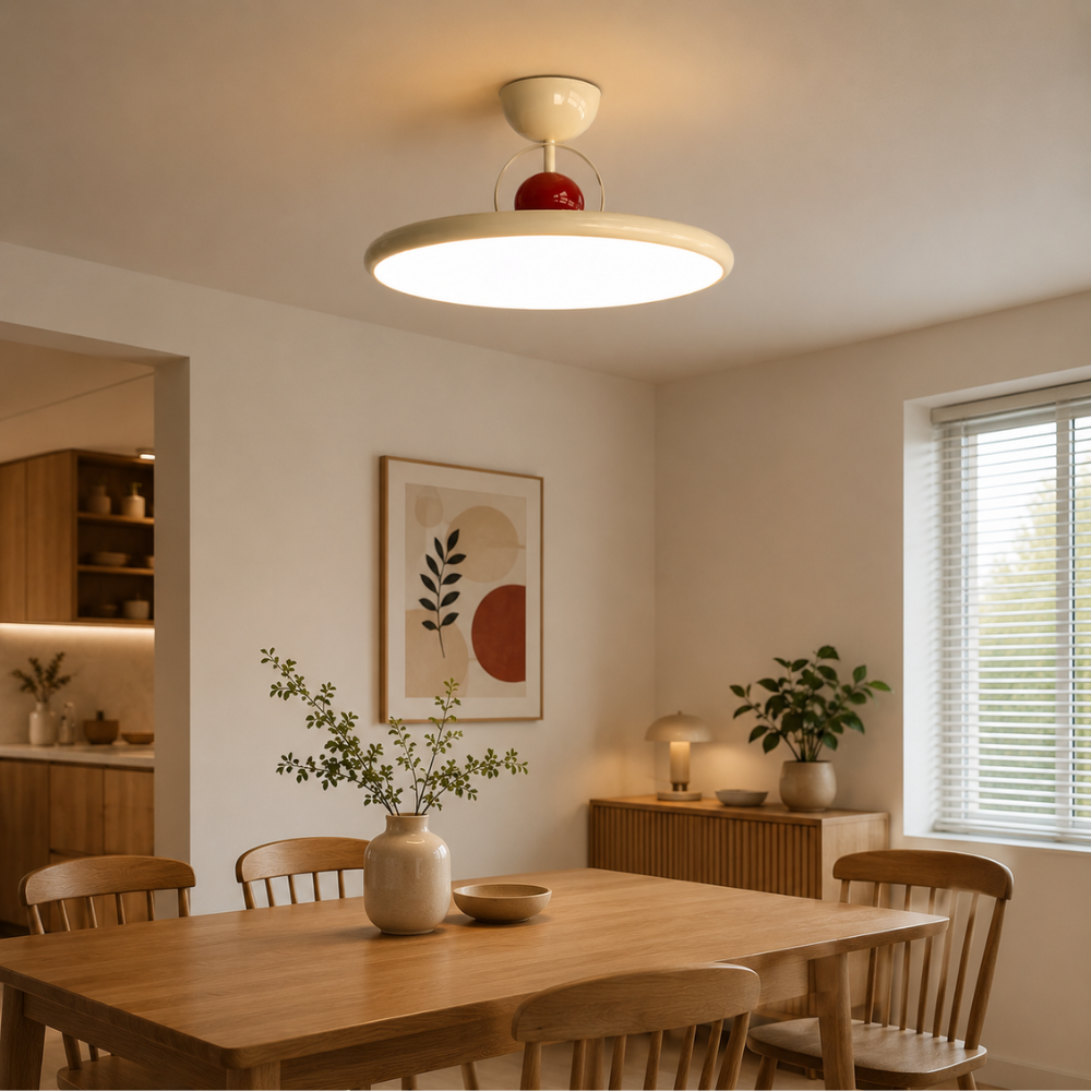 Nowoczesna skandynawska lampa sufitowa LED