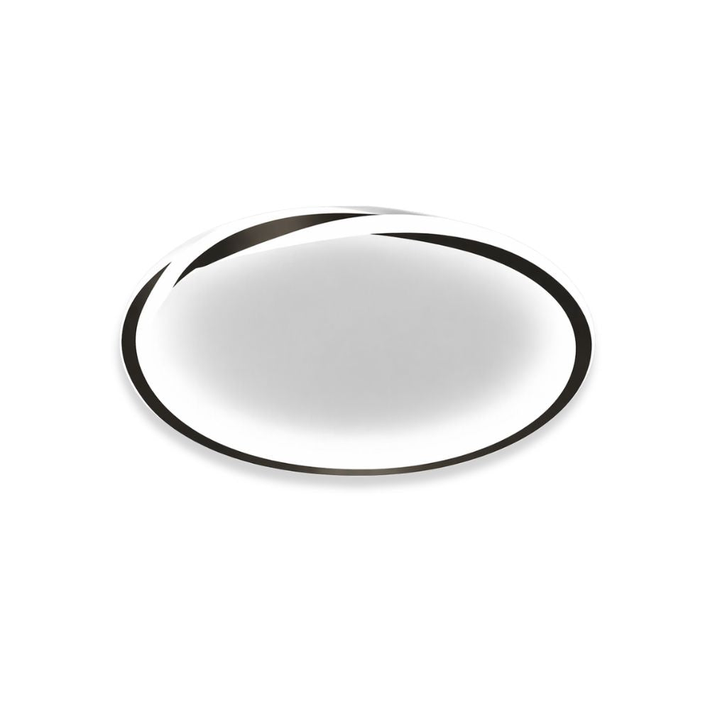 Nowoczesna Lampa Sufitowa LED w Kształcie Skręconego Pierścienia