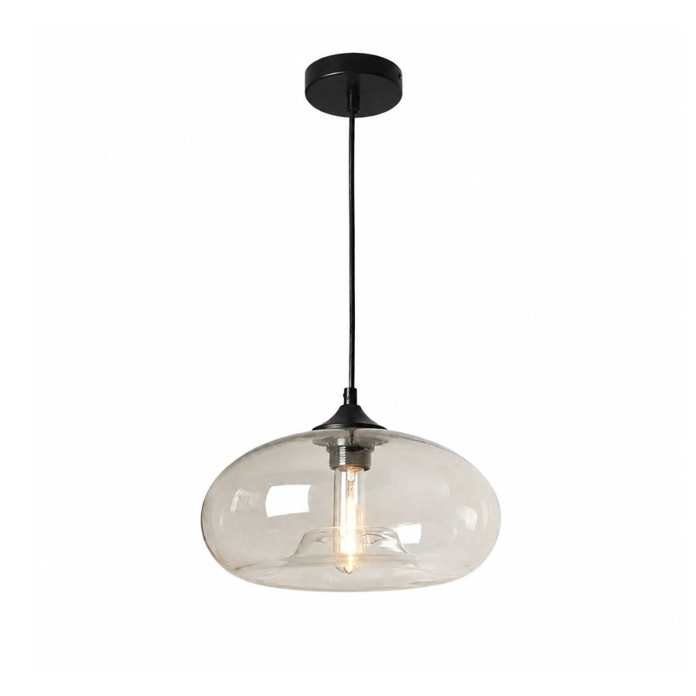 Nordycka kolorowa lampa wisząca ze szkła
