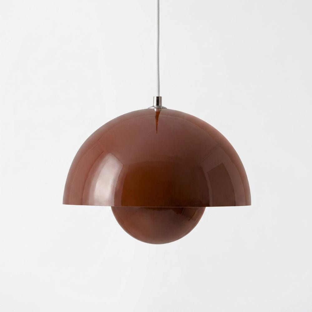 Nowoczesna kolorowa lampa wisząca z kopułą