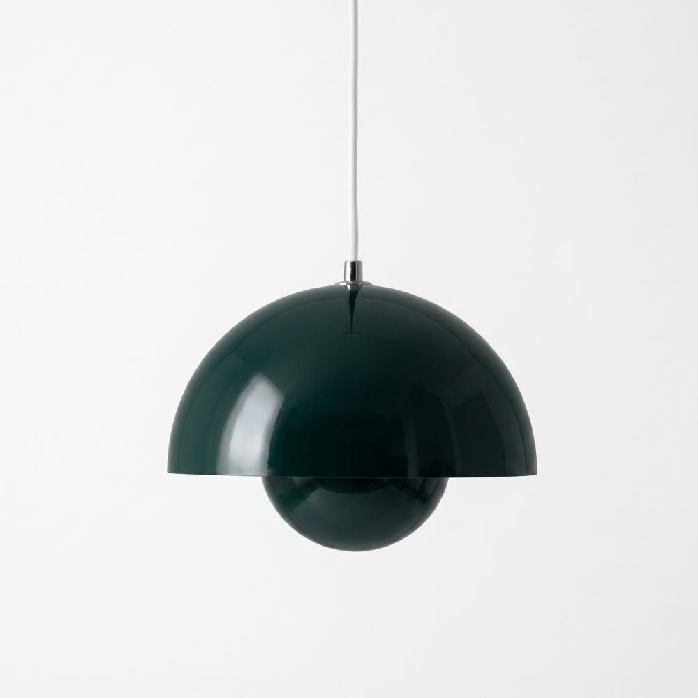 Nowoczesna kolorowa lampa wisząca z kopułą