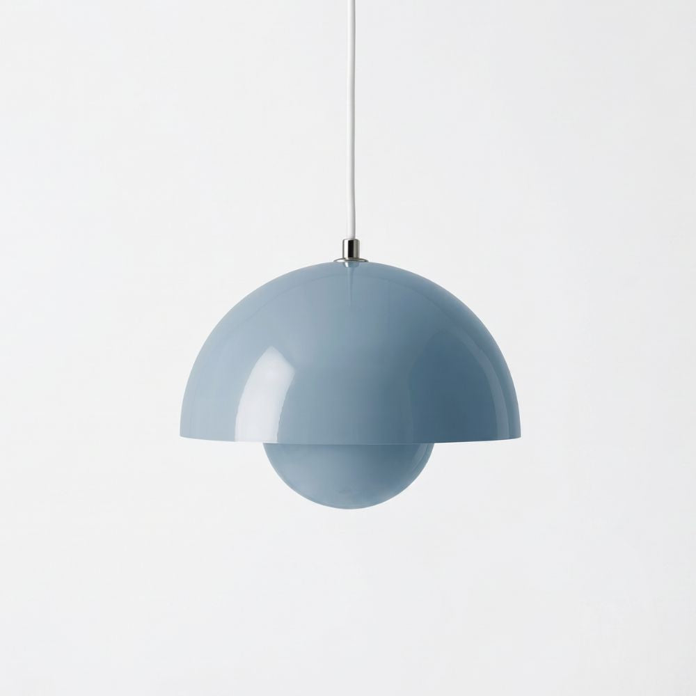 Nowoczesna kolorowa lampa wisząca z kopułą