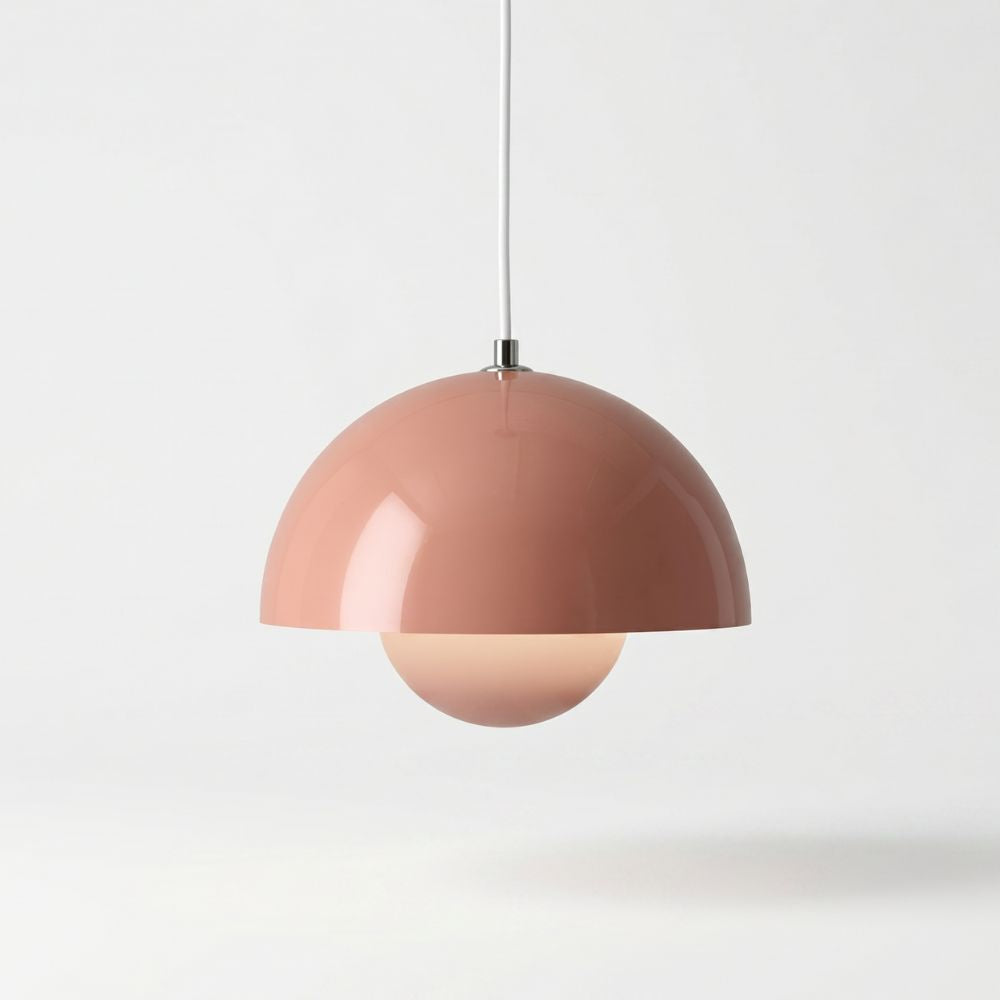 Nowoczesna kolorowa lampa wisząca z kopułą