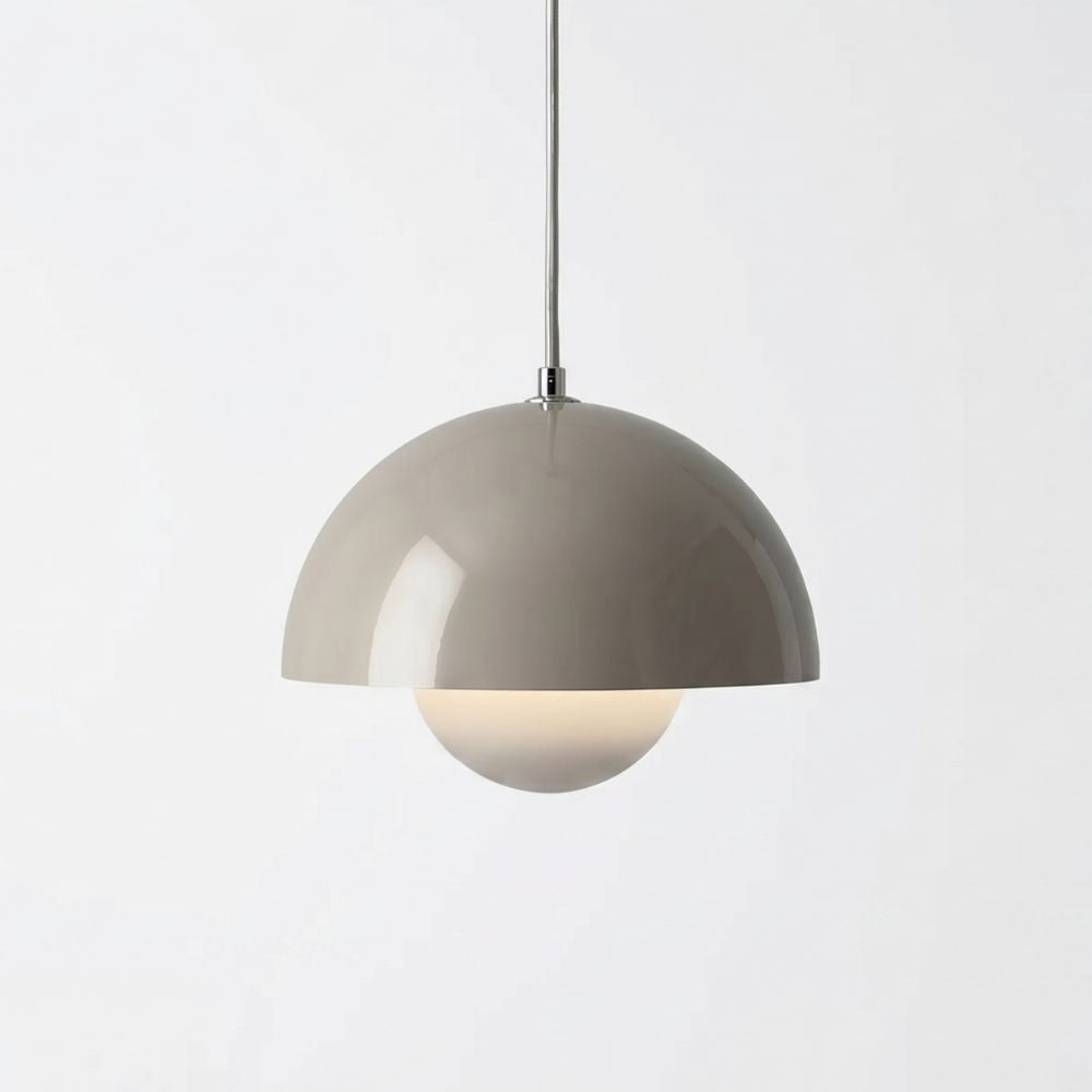 Nowoczesna kolorowa lampa wisząca z kopułą