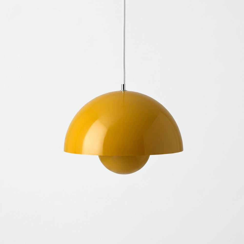 Nowoczesna kolorowa lampa wisząca z kopułą