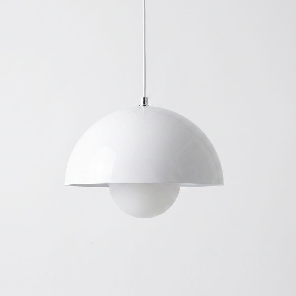 Nowoczesna kolorowa lampa wisząca z kopułą