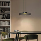 Nowoczesna warstwowa lampa wisząca szklana
